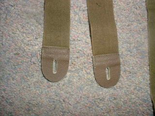 WW2 Trouser Combat Suspenders 2nd Pattern of the 1943 Suspenders. 5