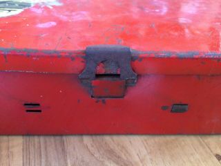 Vintage Gilbert Big Boy Metal Tool Chest Toy Box 3