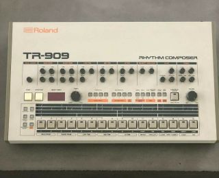 Roland TR - 909 Rhythm Composer Analog Drum Machine TR909 TR 909 Vintage 2