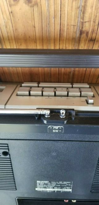 SHARP GF - 9696 Vintage Stereo Boombox 80s GhettoBlaster - RARE 8