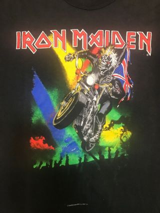 Rare Vtg Heavy Metal Iron Maiden England 1989 80 