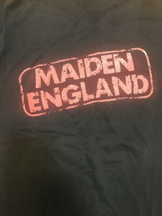 Rare Vtg Heavy Metal Iron Maiden England 1989 80 ' s Concert Tour T Shirt Sz XL 6