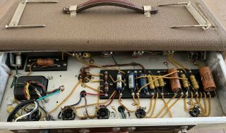 1961 Fender Brown Princeton Amp Vintage 4