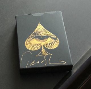 David Blaine Vip 2018 Tour Signed Deck Of Cards Never Released Rare Chris Angel