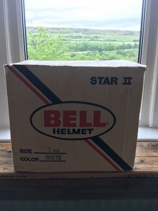 Vintage Bell Star 2 Helmet Black Size 7 5/8 Boxed 2