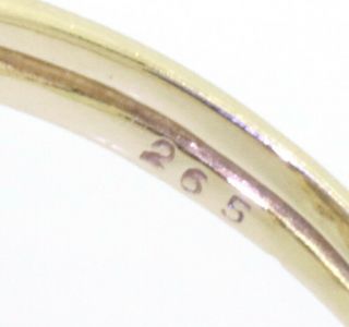 Vintage 18K 2 - tone gold 5.  75CT VS diamond & sapphire cluster cocktail ring sz 9 4
