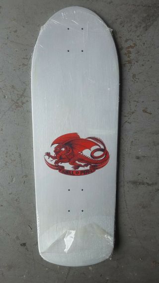 Vintage NOS Early 80s Powell Peralta Skull and Sword Skateboard Deck 5