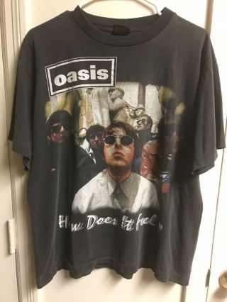 Rare Vintage Oasis Band Shirt Size Large