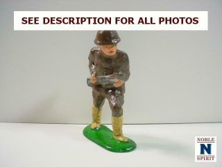 Noblespirit (toy) Vintage Barclay Japanese Soldier Charging Lead Figure