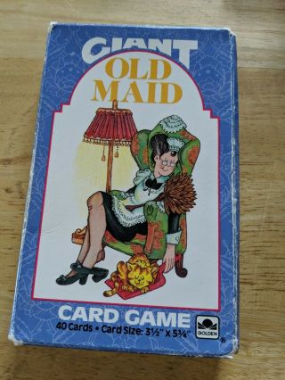 Giant Old Maid Card Game Golden