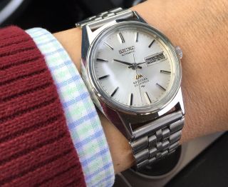 Vintage Seiko Lordmatic Special,  Very Rare 5216,  Automatic,  Hi - Beat,  1975
