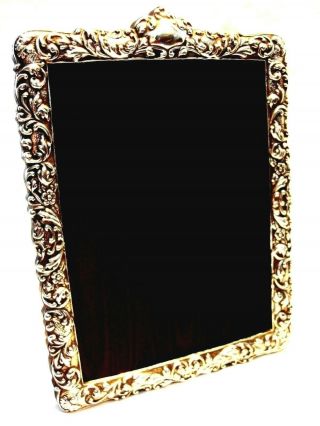 Xlarge Lovely Finest Quality 999 Hallmarked Silver London Britannia Photo Frame.