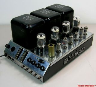 Vintage McIntosh Labs MC - 240 MC240 Stereo Tube Power Amp Amplifier Audio 5
