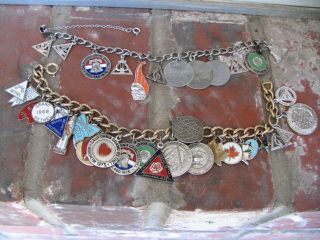 Vintage Jobs Daughter/masonic Charm Bracelets