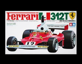 Vintage Tamiya 1/12 Ferrari 312t F1 Lauda Regazzoni Race Car Kit 12019 Mib