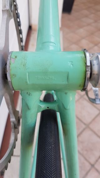 BIANCHI SPECIALISSIMA TEAM vintage italian steel TRACK bike CAMPAGNOLO RECORD 12