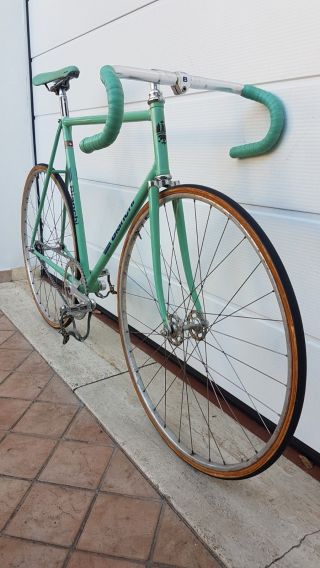 BIANCHI SPECIALISSIMA TEAM vintage italian steel TRACK bike CAMPAGNOLO RECORD 6