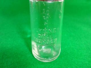 Vintage Lynne Doll Nurser Glass Baby Bottle or Vintage Candy Container 4