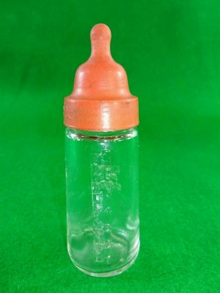 Vintage Lynne Doll Nurser Glass Baby Bottle or Vintage Candy Container 5