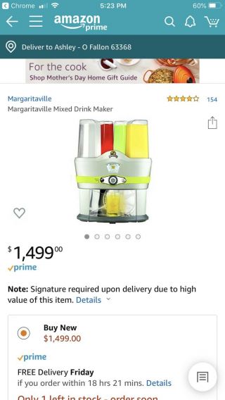 Margaritaville mixed drink maker,  Automatic Bar Tender,  rare 4