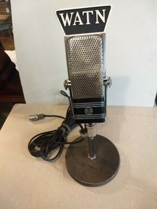 Vintage RCA 44BX Microphone with Sound Stand 4