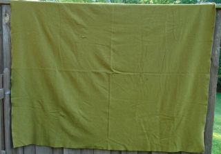 WWII Virginia Woolen Mills Military Blanket 2