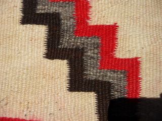 Vintage Navajo Regionl Blanket Rug Pattern 47x70 6