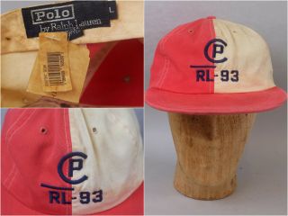 Vintage Ralph Lauren Polo Cp 93 Cap W/ Tags Large Cp - 93 Stadium Snow 92