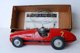 Movosprint 52 Italian Gas Engine Red Ferrari Vintage Tether Car