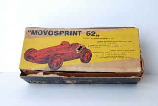 Movosprint 52 Italian Gas Engine Red Ferrari Vintage Tether Car 9