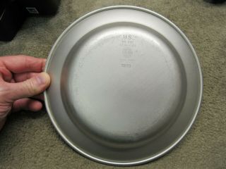 Us Ww2 Aluminum Mess Plate / Bowl T A C U Co 1939 Dated No 330 Wear Ever