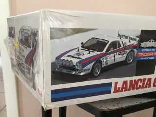Vtg Tamiya Lancia 037 RC 1/10 Model Kit Racing Car 58278 17800 2001 Japan 2