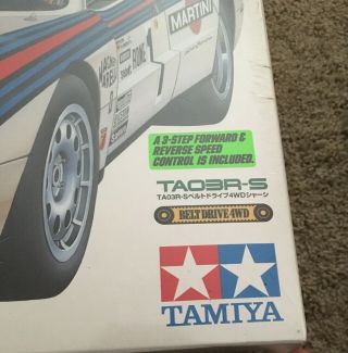 Vtg Tamiya Lancia 037 RC 1/10 Model Kit Racing Car 58278 17800 2001 Japan 9