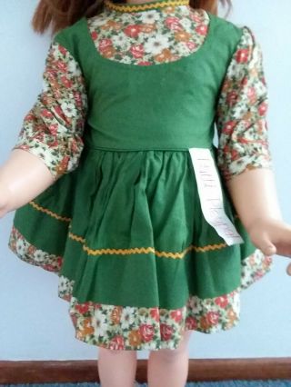 Patti Playpal Play Pal Green Dress For Ideal Carrot Top Dress Only