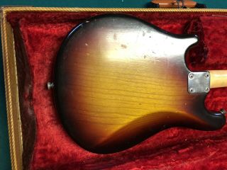 Vintage April 1958 Tobacco Sunburst Fender Mandocaster W/ Tweed Case 5