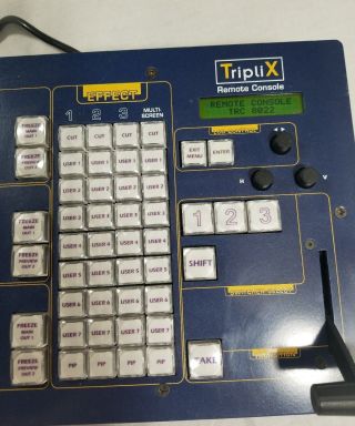 Vintage Triplix Remote Console Control Panel Di - VentiX EventiX CentriX NatiX 4