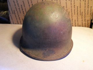Us Military Issue Wwii Ww2 Helmet Steel Pot