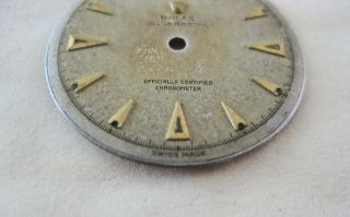 Vintage Rolex Oyster Perpetual Chronometer Bubbleback 1940s DIAL 2