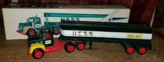 1968 Vintage Hess Tanker Toy Truck Gas Oil W/ Box No Fill Hose