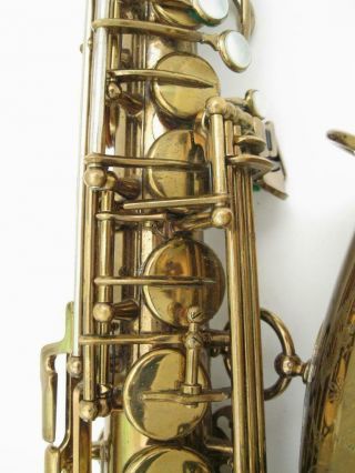 Vintage 1960 Selmer Mark VI Alto Saxophone Lacquer 5 - Digit 11