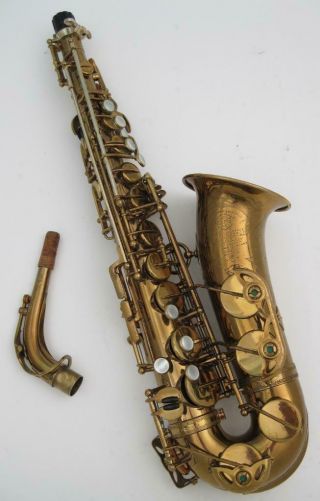 Vintage 1960 Selmer Mark Vi Alto Saxophone Lacquer 5 - Digit