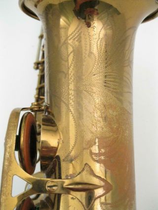 Vintage 1960 Selmer Mark VI Alto Saxophone Lacquer 5 - Digit 3