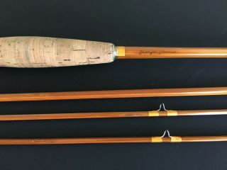 Rare Vintage Goodwin Granger 9.  5’ Premier Bamboo Fly Rod 2