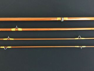 Rare Vintage Goodwin Granger 9.  5’ Premier Bamboo Fly Rod 3