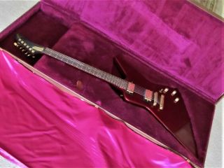Vintage Gibson explorer guitar 1984 with deluxe features 2