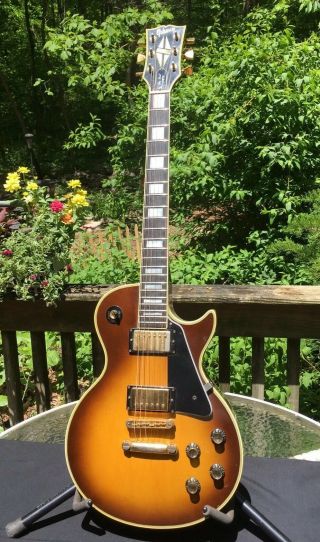 Vintage 1978 Gibson Les Paul Custom Tobacco Burst with Case 10