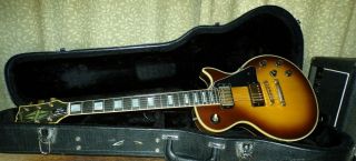 Vintage 1978 Gibson Les Paul Custom Tobacco Burst With Case