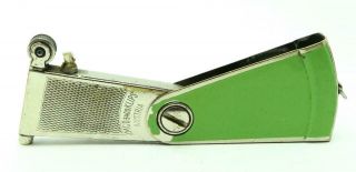 Vintage JMCO IMCO 3400 Klips Deco Green Enamel Swing Out Purse Lighter 5