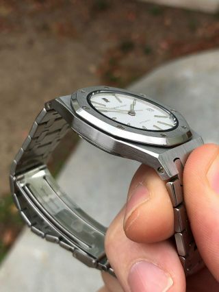 Vintage Mens Audemars Piguet Royal Oak 4100ST 36mm Silver Dial Watch 2
