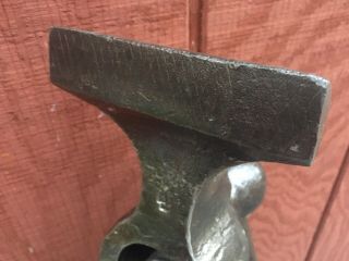 Antique Blacksmith Post Leg Vise 4 1/2” Jaws 41” Tall Forging Tool Blacksmithing 10